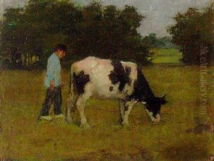 A Cowherd by Anton Mauve