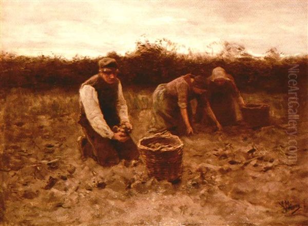 The Potato Pickers - view 1