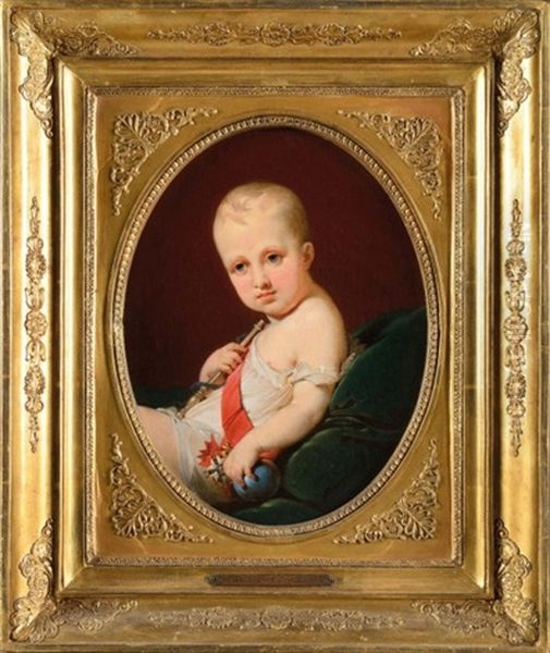 Portrait Du Roi De Rome Enfant (after Le Baron Francois Gerard) - view 1
