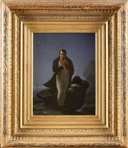 L"empereur Napoleon 1er Sur Le Rocher De Sainte Helene by Jean Baptiste Mauzaisse