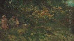 Figure Nel Paesaggio by Stefano Bersani