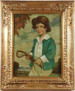 Young Girl With Riding Crop