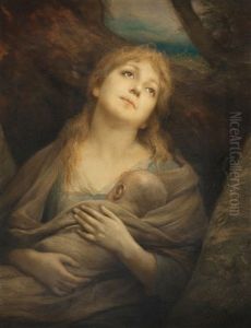 Genoveva by Gabriel von Max