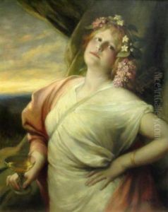 Bacchante by Gabriel von Max