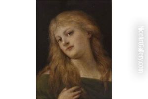 Madchenbildnis by Gabriel von Max