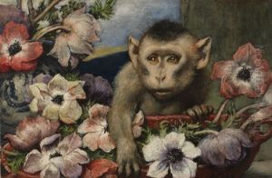 Geburtstagsblumen (affe Mit Anemonen)