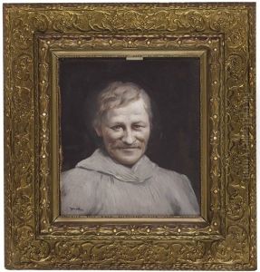 Portrat Eines Jungen Mannes by Gabriel von Max