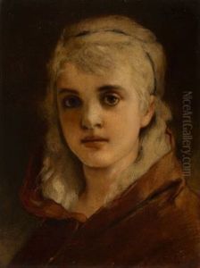 Bildnis Eines Madchens by Gabriel von Max