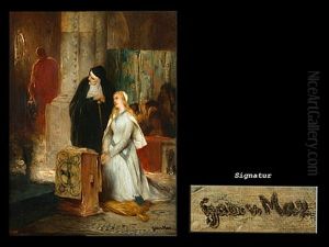 Szene Aus Faust by Gabriel von Max