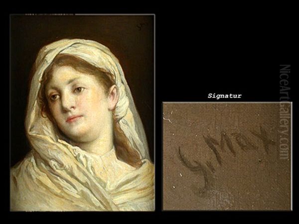Junge Frau Mit Kopftuch - view 1