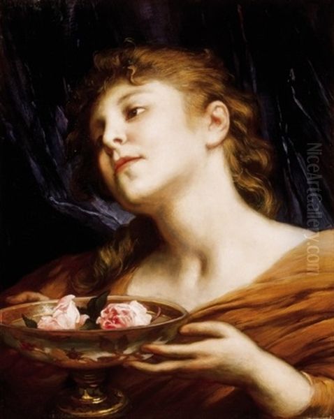 Fiatal Lany Rozsakkal (young Girl With Roses) - view 1