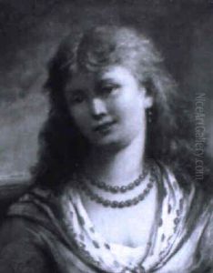 Irisches Madchen by Gabriel von Max