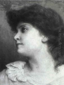 Armida (junge Blonde Frau) by Gabriel von Max