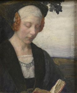 Femme Symboliste by Edgar Maxence