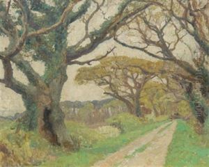 Allee Du Chateau De Charrette by Edgar Maxence