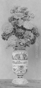 Bouquet De Fleurs Dans Un Vase by Edgar Maxence