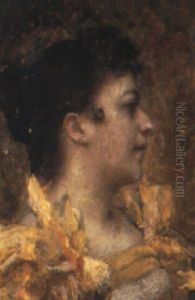 A Head Of A Young Girl