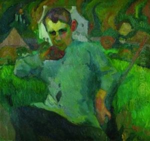 Jungling Im Grunen by Heinz May