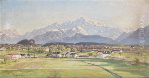 Der Hohe Goll Von Kleingmain Aus Gesehen - view 1