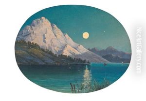 The Dachstein And The Vorderer Gosausee by Josef Mayburger