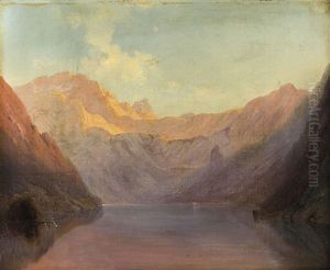 Abendsonne Uber Dem Konigssee by Josef Mayburger