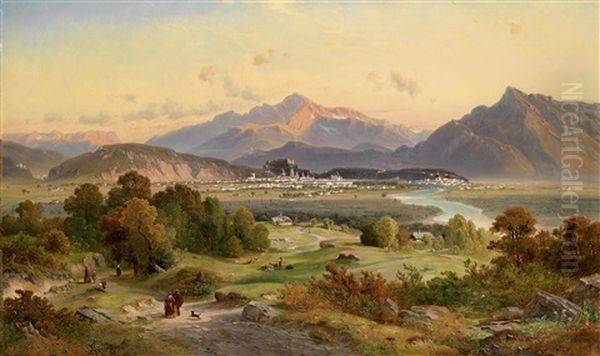 Blick Auf Salzburg Von Norden - view 1