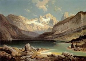 Gosausee Mit Blick Auf Den Dachstein