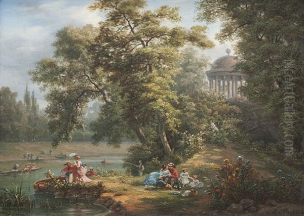 Le Pique-nique Pres De La Riviere - view 1