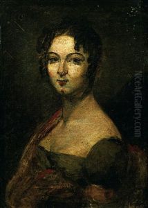 Portrait De Jeune Femme En Buste by Constance Marie Mayer-Lamartiniere