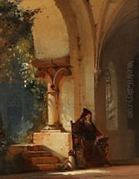 A Monk In A Monastery - view 1