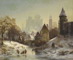 Blick Auf Das Winterliche Augsburg Blick Auf Das Winterliche Augsburg