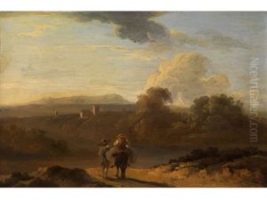 Sudliche Ideallandschaft by Georg Friedrich Mayer