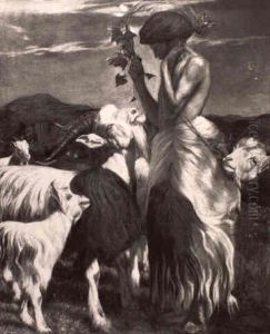 Ziegenhirte by Georg Mayer-Franken