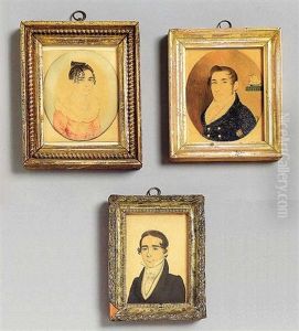 A Sea Captain (+ 2 Others, Smaller; 3 Portraits) A Sea Captain (+ 2 Others, Smaller; 3 Portraits)