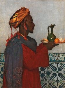 Serviteur En Tenue De Fete by George Willoughby Maynard