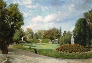 Zomers Tuintafereel