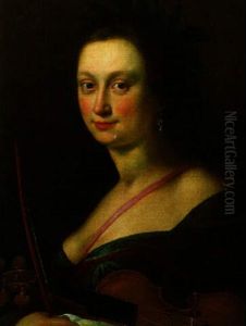 Bildnis Einer Dame Als Personifikation Der Musik
