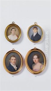 Portraits Depicting A Young Lady And A Gentleman (pair) Portraits Depicting A Young Lady And A Gentleman (pair)