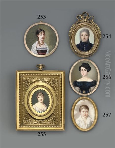 A Young Lady, In Off-the-shoulder Black Dress (+ Another; 2 Works) - view 1