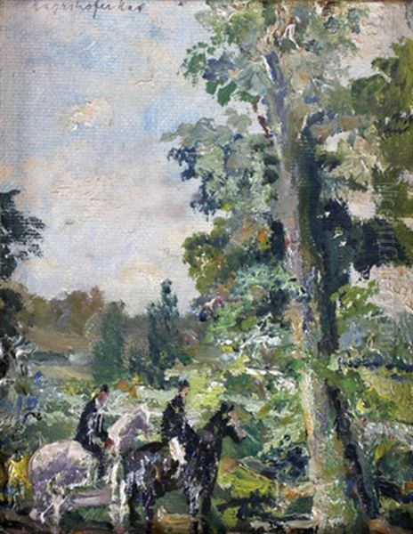Zwei Reiter In Landschaft - view 1