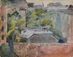 Blick Aus Dem Atelierfenster Auf Die Martiusstrase thumbnail