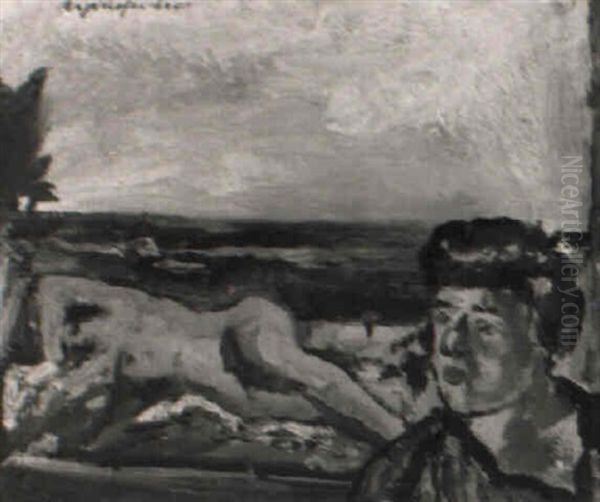 Liegender Frauenakt - view 1