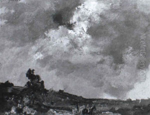 Zwei Reiter In Landschaft - view 1