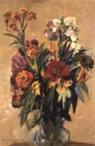 Blumen (vase Mit Blumenstraus) by Max Mayrshofer