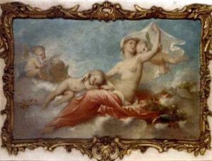 An Allegory Of Love by Alexis Joseph Mazerolle