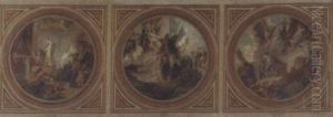 Fresco Designs: Egalite, Liberte, Fraternite by Alexis Joseph Mazerolle