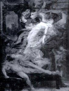 Orestes And The Furies by Alexis Joseph Mazerolle