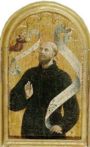 A Blessed Augustinian Monk (novello Da Siena?) by Giovanni Mazone