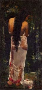After Bath by Hemen Mazumdar