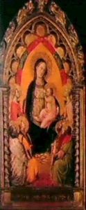 Madonna Col Bambino In Gloria E Sei Santi